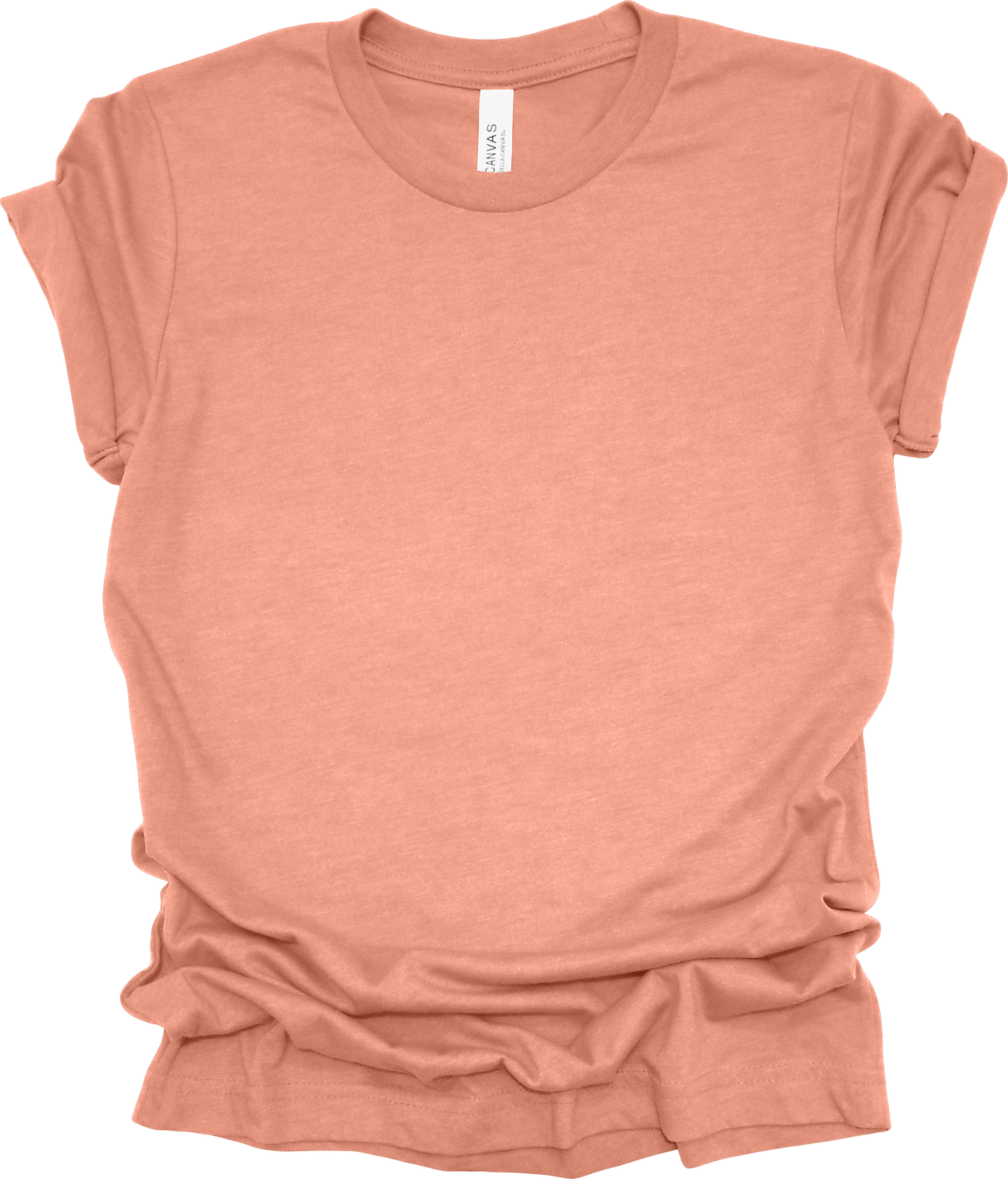 Adult Blank T-Shirt: Bella Canvas CVC Mid Weight Heathers