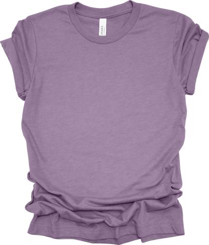 Adult Blank T-Shirt: Bella Canvas CVC Mid Weight Heathers