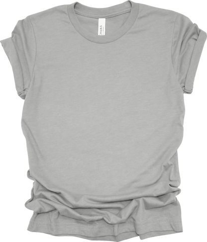 Adult Blank T-Shirt: Bella Canvas CVC Mid Weight Heathers