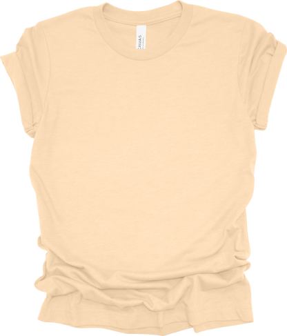 Adult Blank T-Shirt: Bella Canvas CVC Mid Weight Heathers
