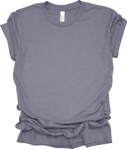 Adult Blank T-Shirt: Bella Canvas CVC Mid Weight Heathers