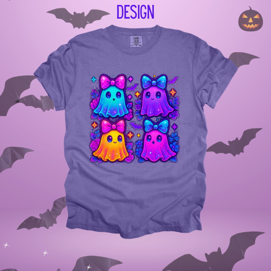 Four Neon Ghosts Design