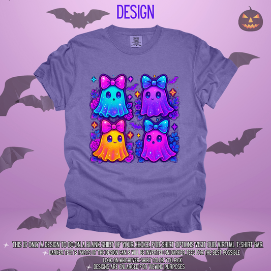 Four Neon Ghosts Design