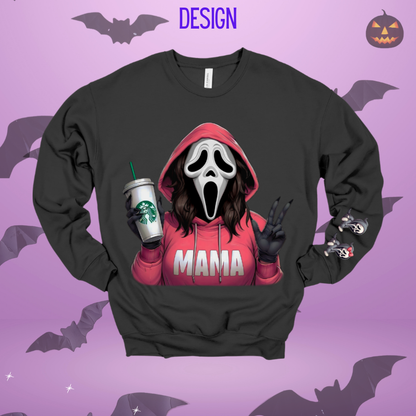 Mask Face Mama & Custom Kids on Sleeve Design