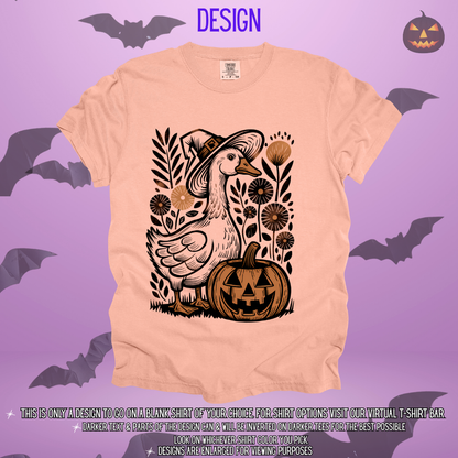 Goose Pumpkin Design