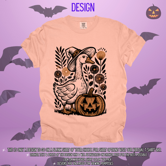 Goose Pumpkin Design