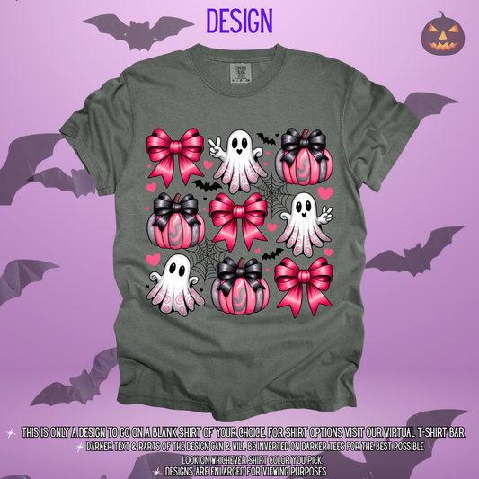 Pink Pumpkins & Ghost Coquette