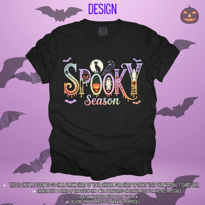Black Cat Spooky Season Design