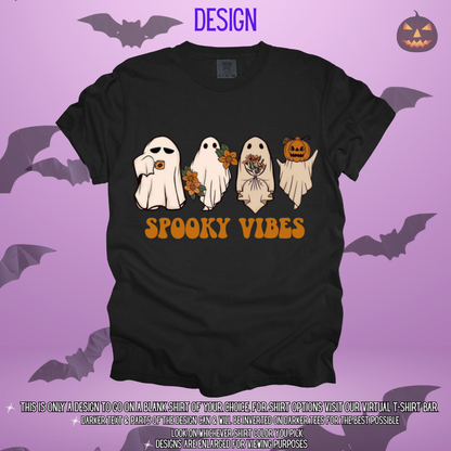 Spooky Ghost Vibes Design