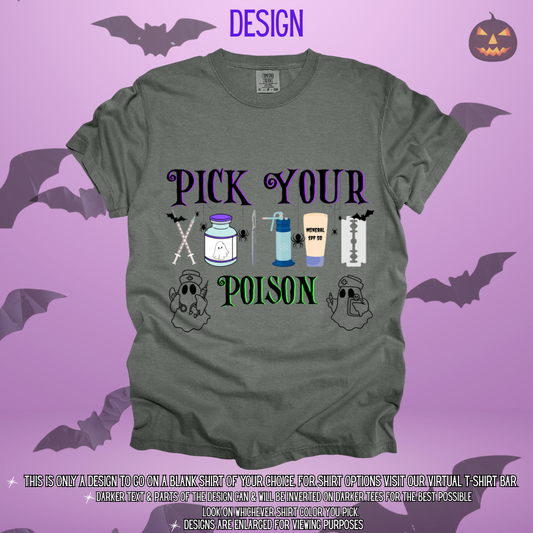 Pick Your Poison Dermatology Design