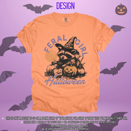 Feral Girl Halloween Design