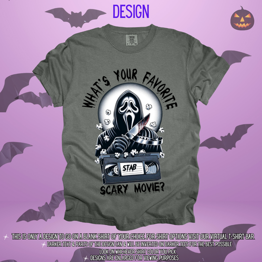 Favorite Scary Movie Design