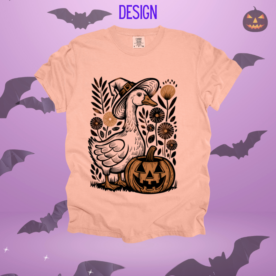 Goose Pumpkin Design