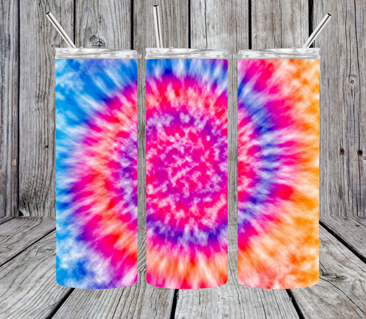 15oz/20oz/30oz Tie Dye Tumbler