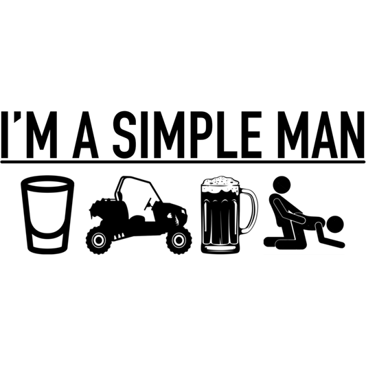 TSR Simple Man Decal