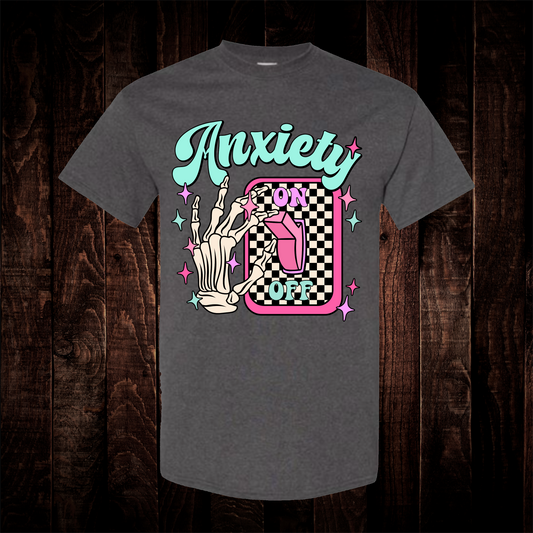 Anxiety Switch Graphic Tee |Medium|