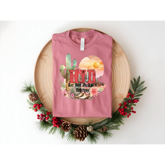 HJD Pink Desert Design