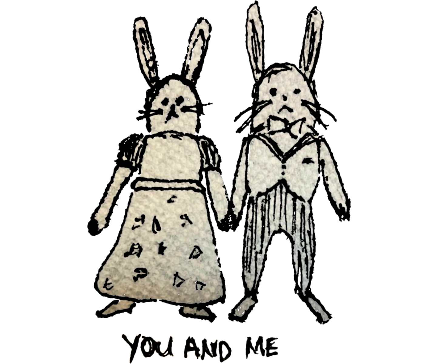 Morning Napkins - You & Me Rabbits Design