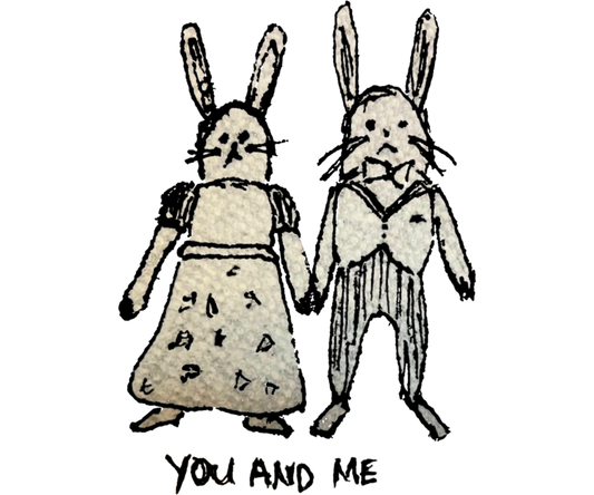 Morning Napkins - You & Me Rabbits Design