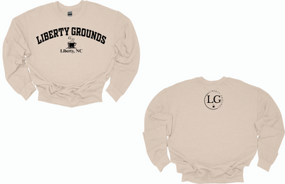 LG Curved Logo Gildan Crewneck Sweatshirt (Sub)