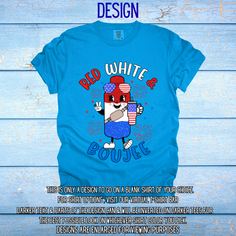 Red, White, Boujee Design