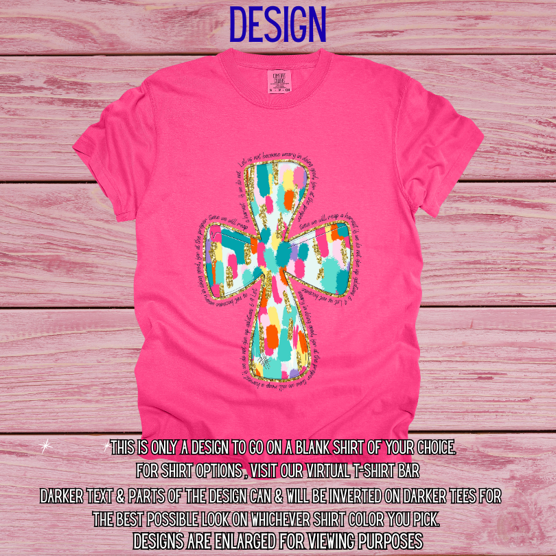 Colorful Cross Design