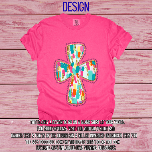 Colorful Cross Design