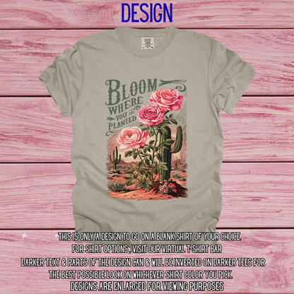 Bloom Where You're Planted Design