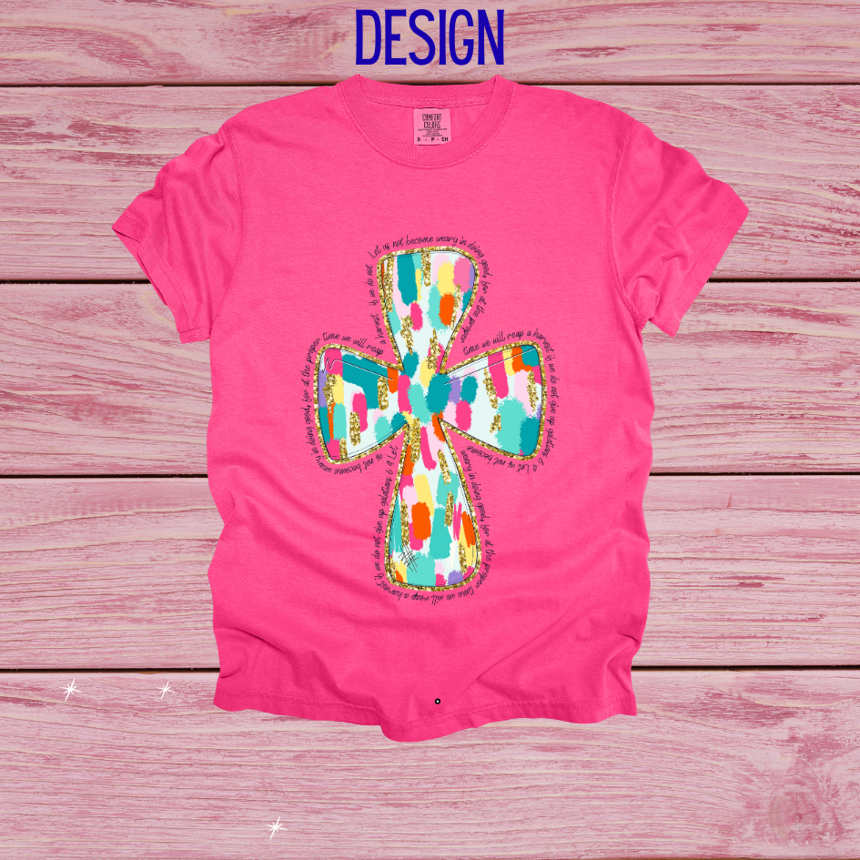 Colorful Cross Design