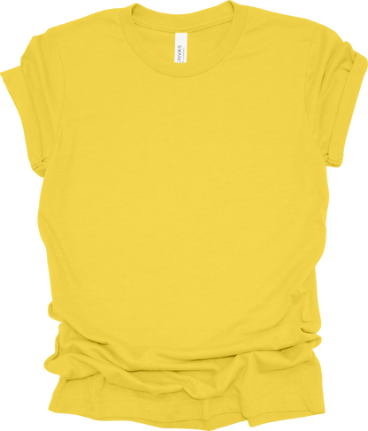 Adult Blank T-Shirt: Bella Canvas Jersey