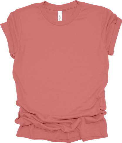 Adult Blank T-Shirt: Bella Canvas Jersey