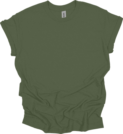 Adult Blank T-Shirt: Gildan Dry Blend