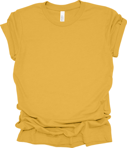 Adult Blank T-Shirt: Bella Canvas Jersey