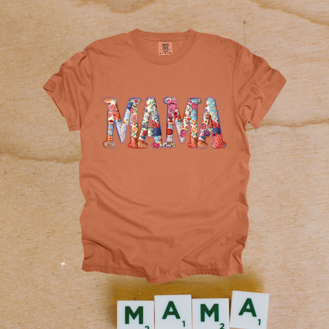 Foux Embroidered Mama Design