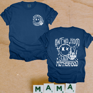 No Hood Like Motherhood Design w/ Patch