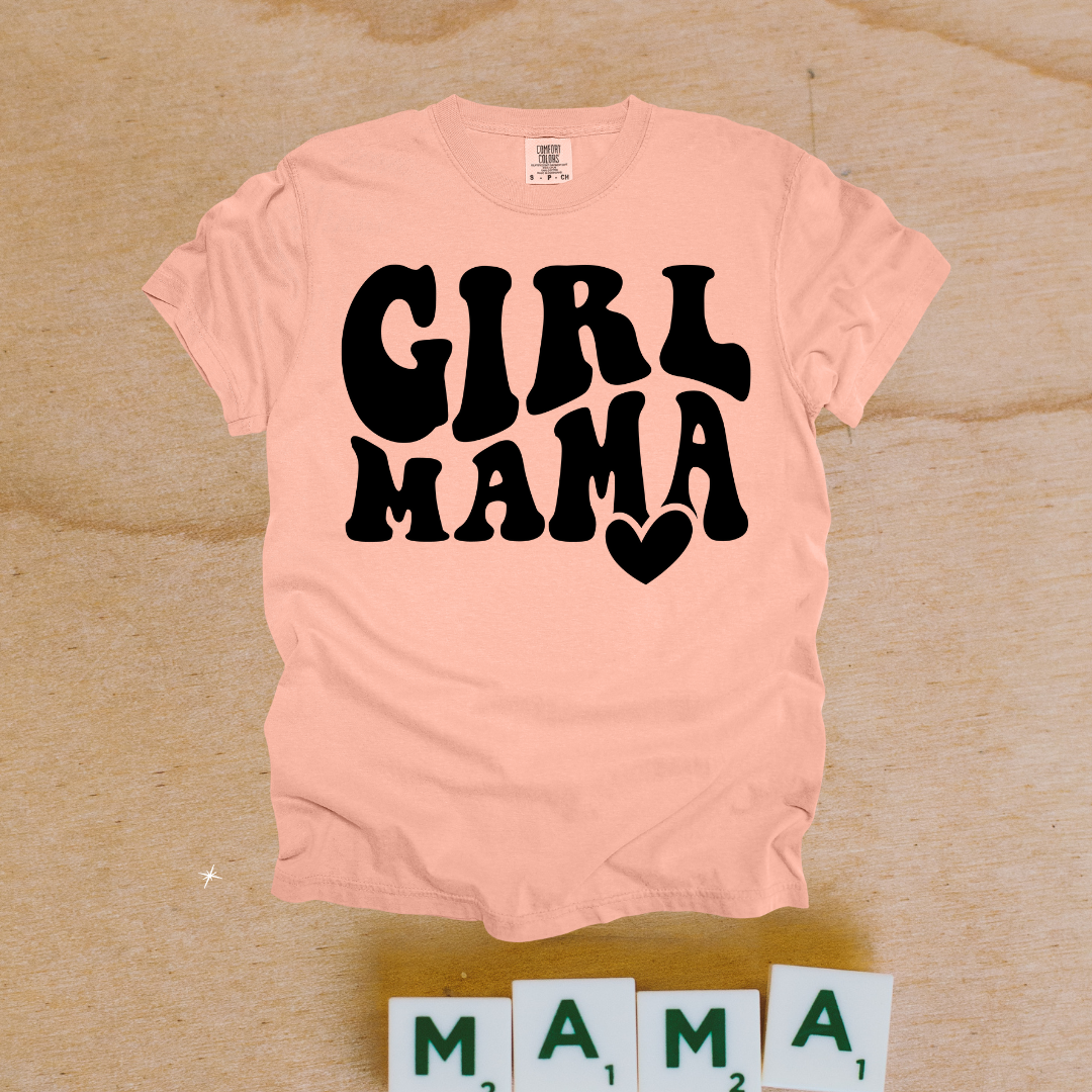 Girl Mama Heart Design