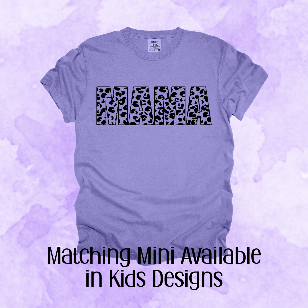 Cheetah Print Mama Design