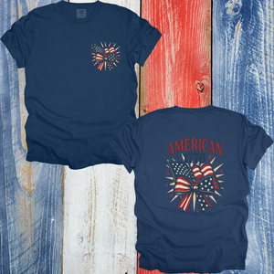 Patriotic Bow Design w/ Patch