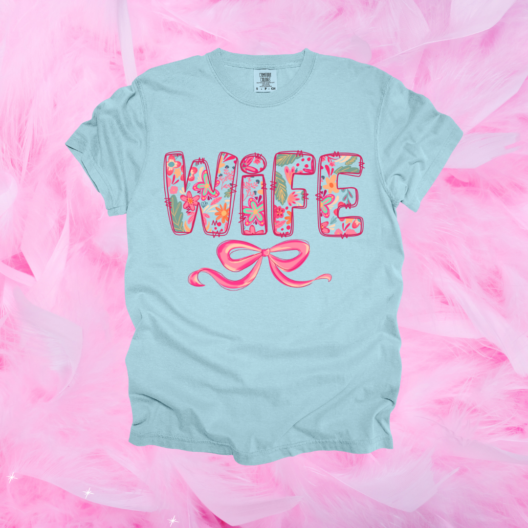 Pink Wife Bow Design