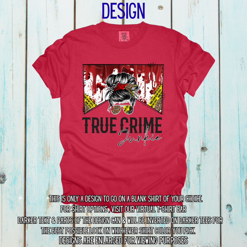 True Crime Junky Design