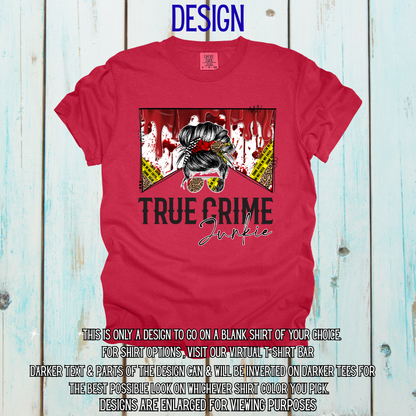 True Crime Junky Design