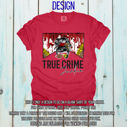 True Crime Junky Design