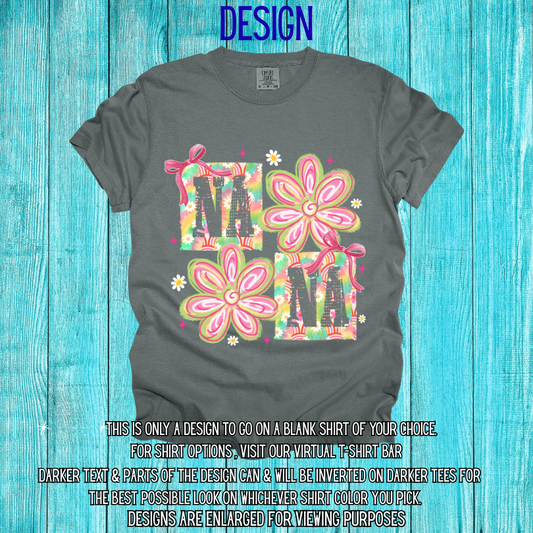 Nana Floral Block Design