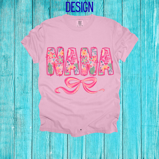 Nana Floral Block Design
