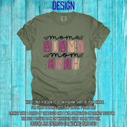 Mama Bruh Block Design
