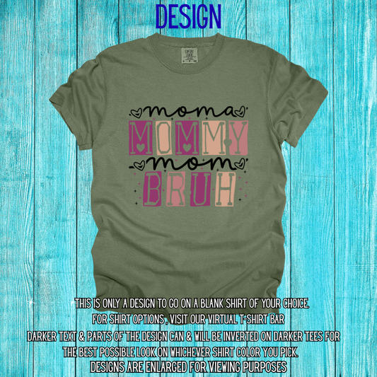Mama Bruh Block Design