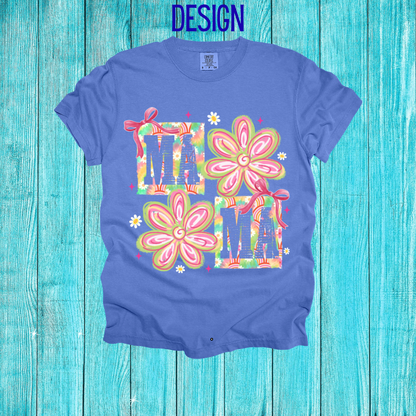 Mama Floral Block Design