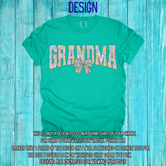 Pastel Grandma Design