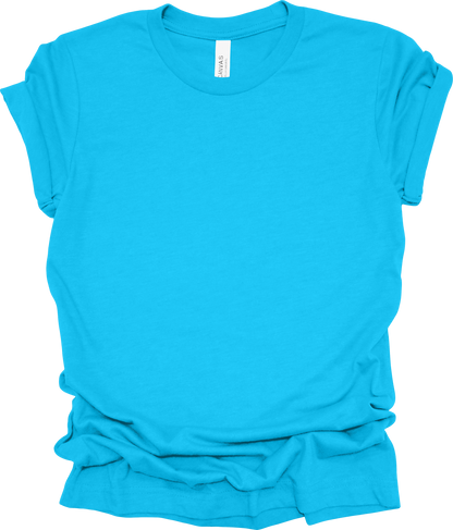 Adult Blank T-Shirt: Bella Canvas CVC Mid Weight Heathers