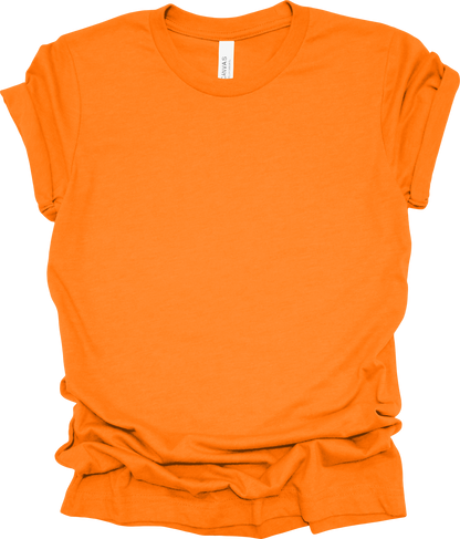 Adult Blank T-Shirt: Bella Canvas CVC Mid Weight Heathers